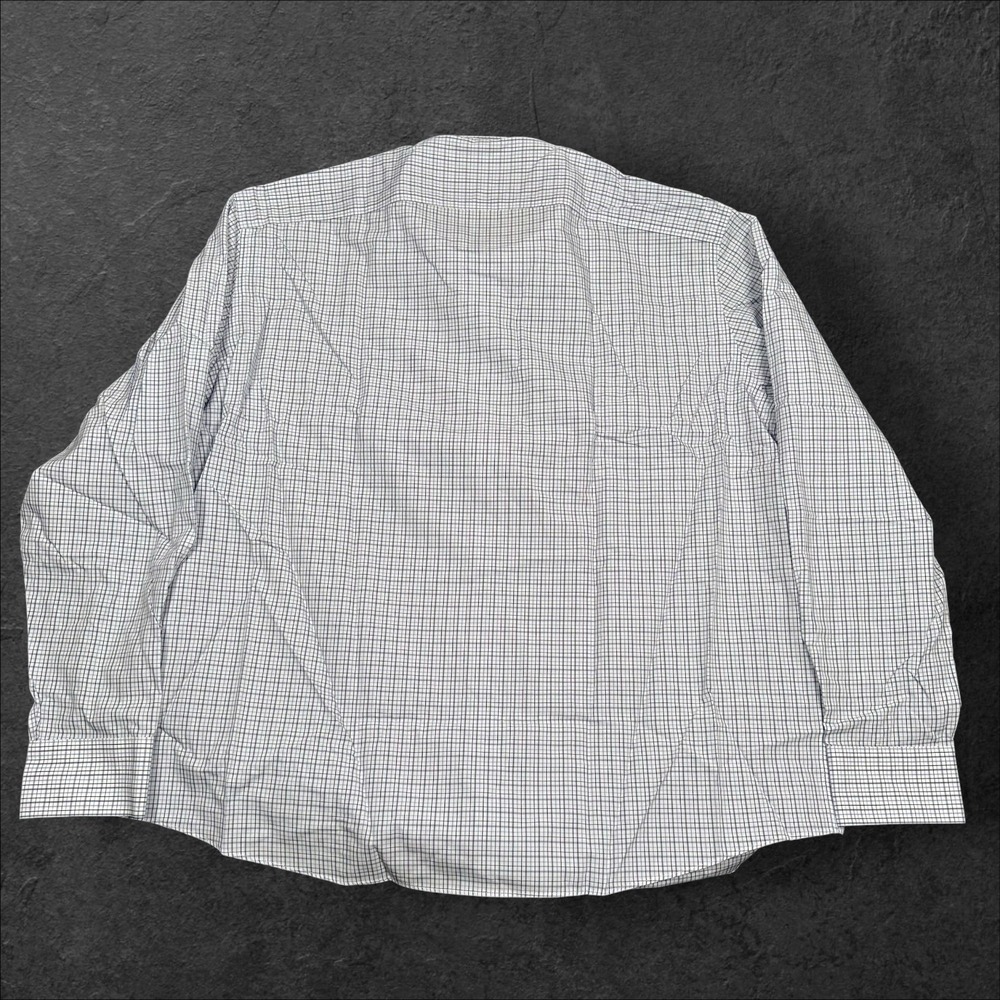 UNTUCKit Shirt Men 3XL Casarena Blue Check Long Sleeve Pocket Button Down Cotton - Picture 5 of 9